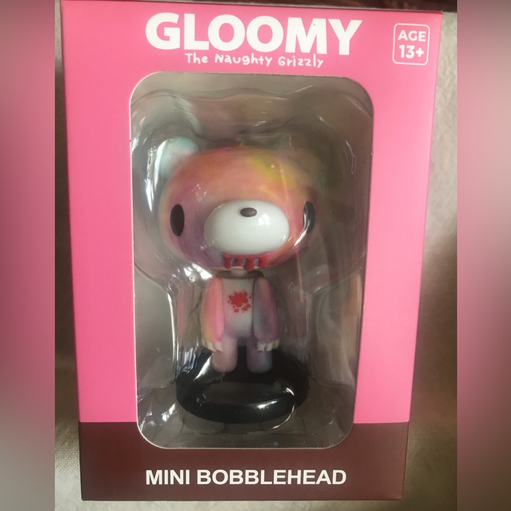 NIB ~ Gloomy Bear Mini Bobblehead